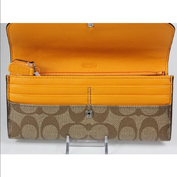 🆕🎀NWT COACH F49154 Envelope WALLET wt Pouch - Picture 8 of 8