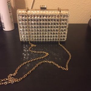 Gold purse/clutch