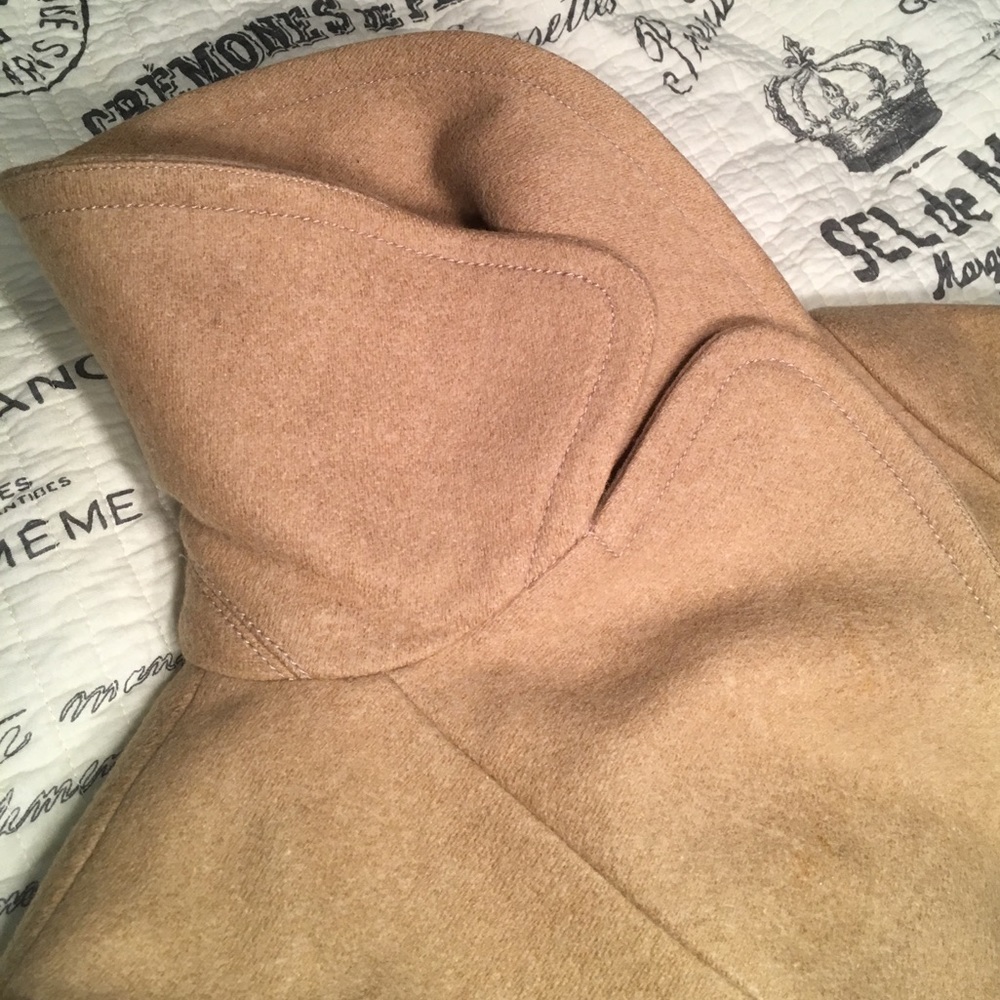 Banana Republic Wool Camel Peacoat - Picture 6 of 8