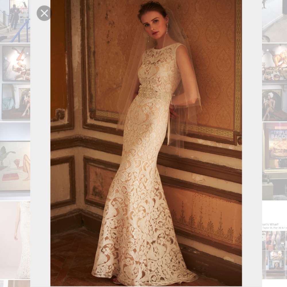 Anthropologie wedding dress BHLDN