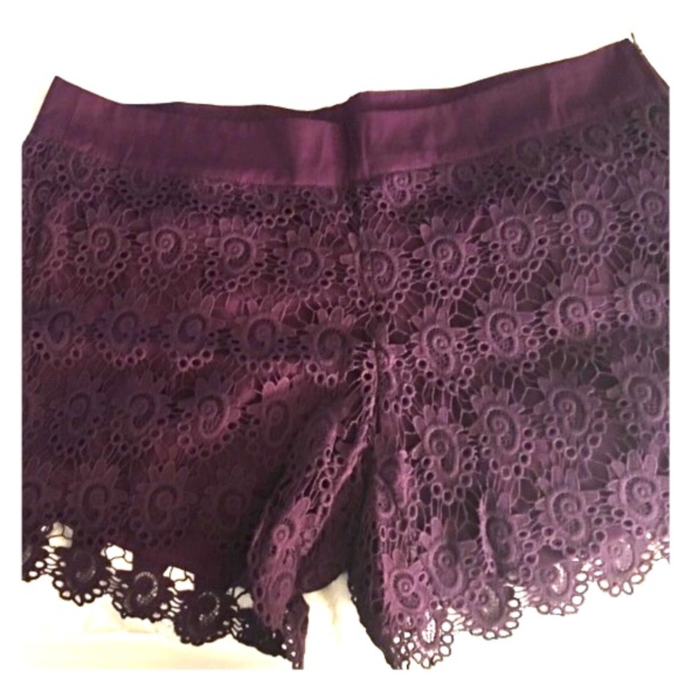 Purple Lace Shorts!