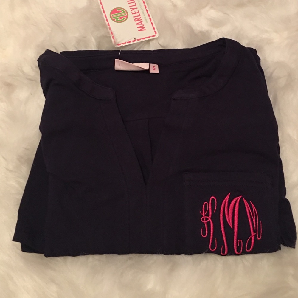 Monogrammed t-shirt dress 💟kMm💟