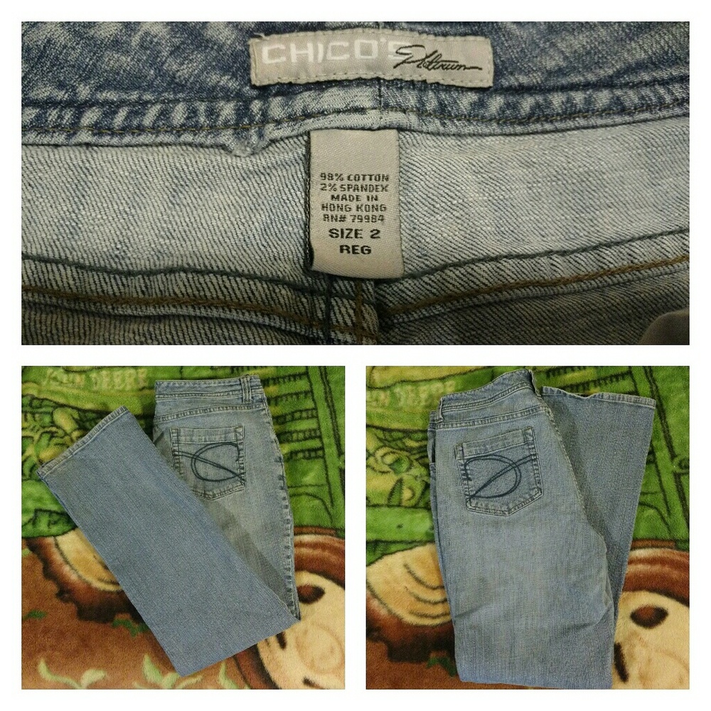 Chico's Platinum Jeans