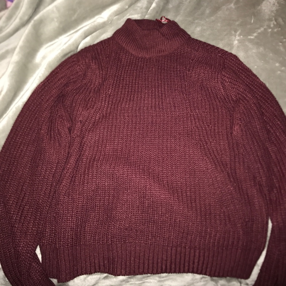 Wet Seal Mock Neck Sweatshirt