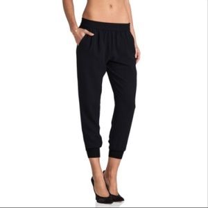 Joie Mariner Cropped Black Pants Sz Small