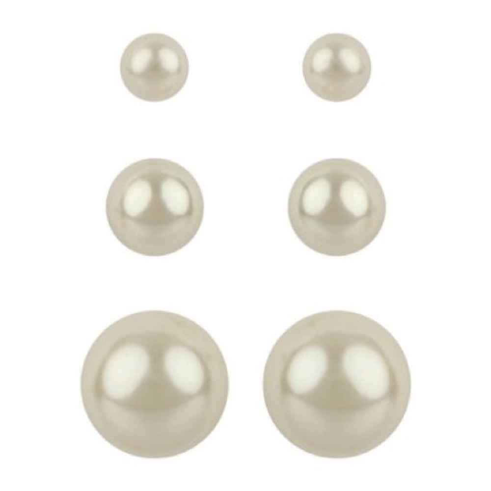 Gorgeous Delicate White Pearl Fashion Earrings