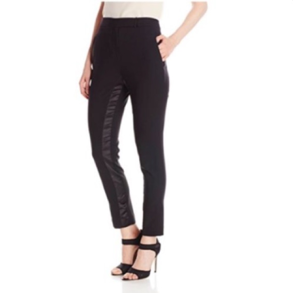 Halston Gabardine Slim Ankle Trouser Sz 2