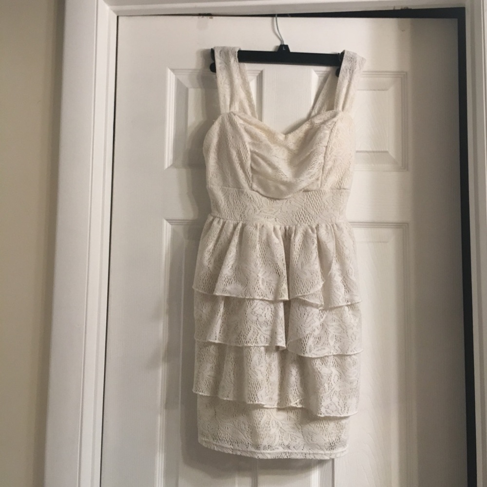 Off-white, lace minidress