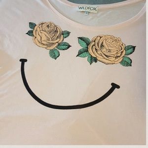 Wildfox Happy Roses Shirt