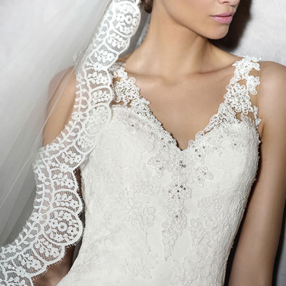 Pronovias cathedral veil