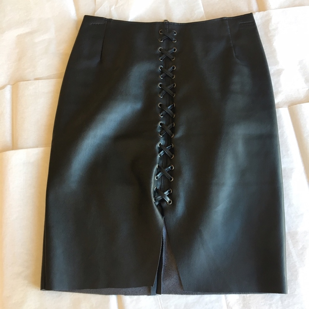 SOLD | Lace Up Miniskirt NWOT