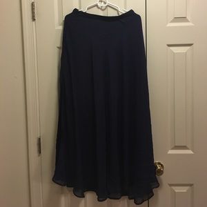 Forever 21 semi sheer maxi skirt