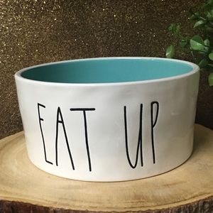 Rae Dunn "Eat Up" Dog Bowl 🐶