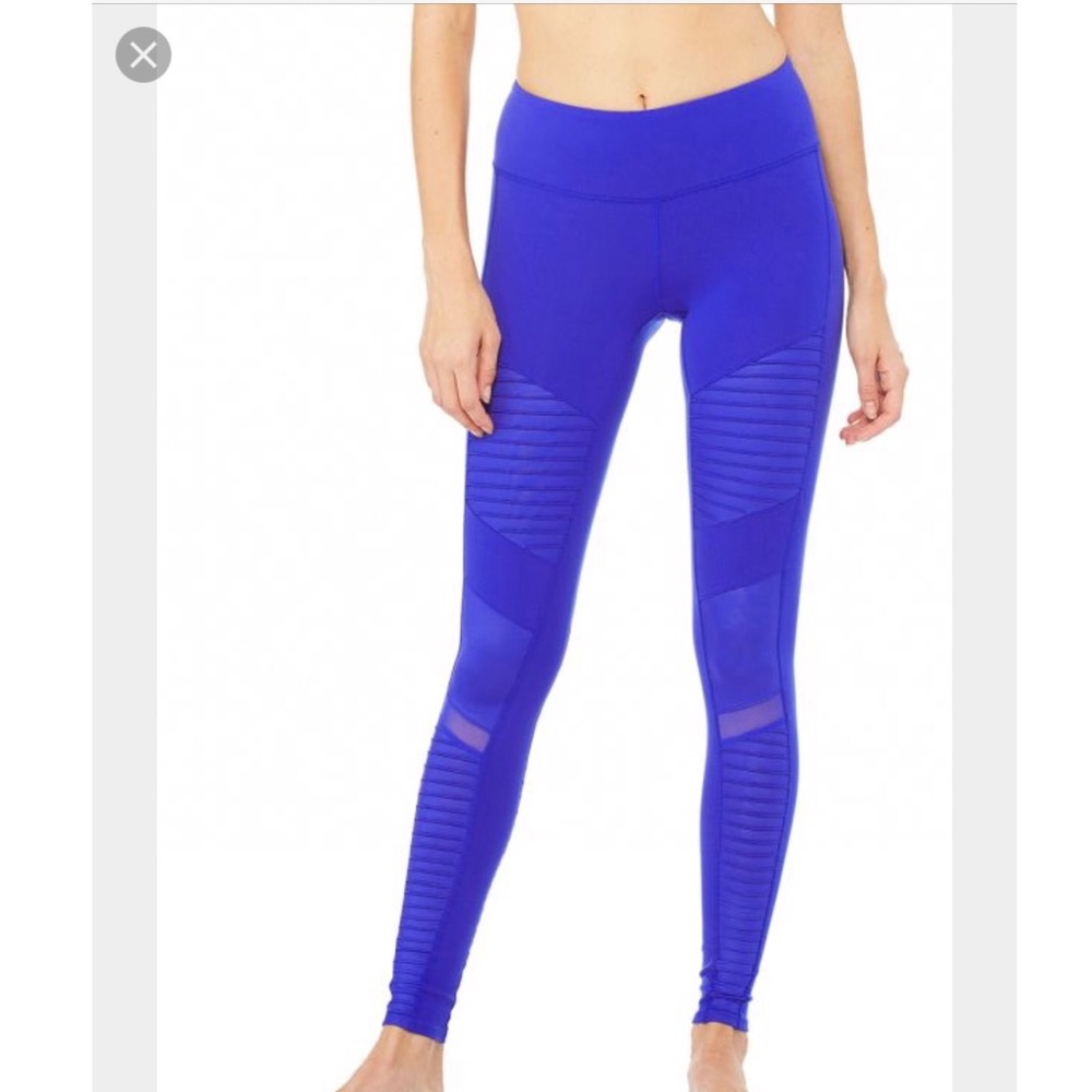 Alo motor legging deep blue size S