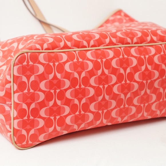 COACH DREAM C Coral TOTE - Picture 6 of 6