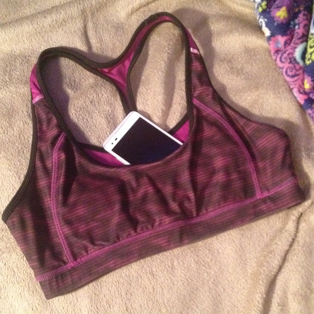 Sports bra crop top w inner pocket L