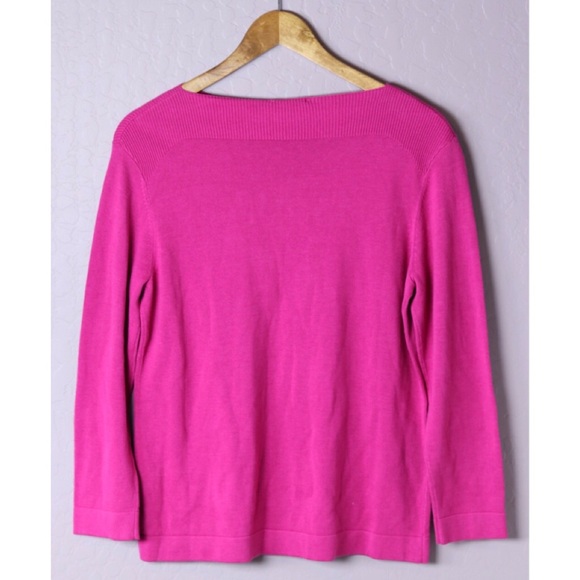 NWT | Raspberry Boat Neck Sweater - Picture 2 of 4
