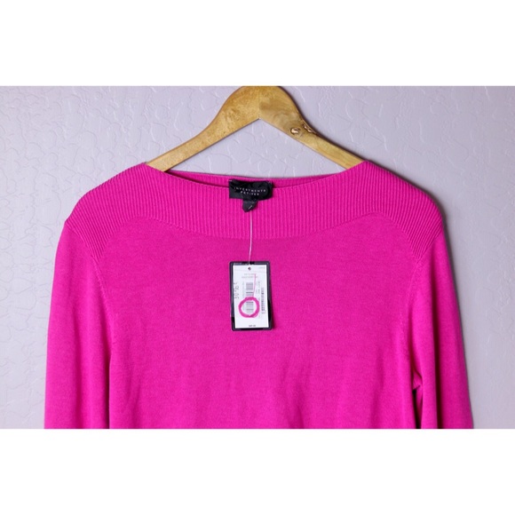 NWT | Raspberry Boat Neck Sweater - Picture 3 of 4