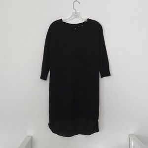 club monaco dress sweater black xs/tp