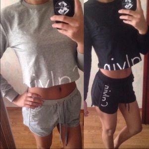 Not name brand sleep shorts & shirt