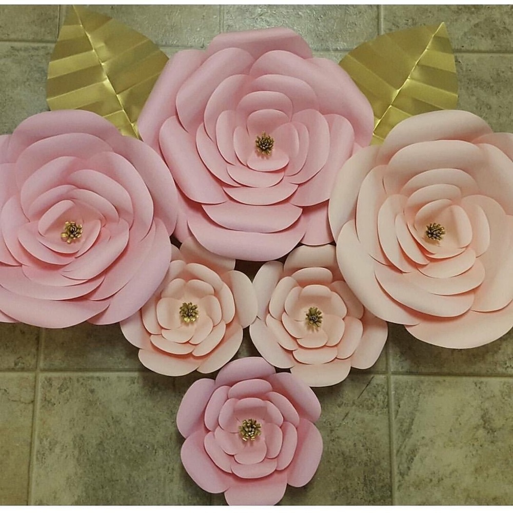 Backdrop Paper Flower
