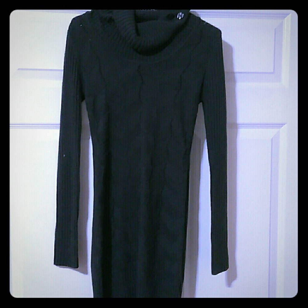 Cute knee length sweater dress.