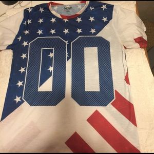 Carbon American Flag Shirt