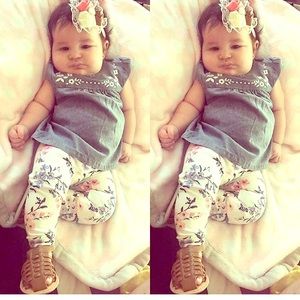 The outfit +shoes and headband