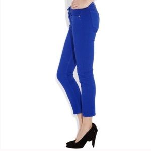Paige Denim, Cobolt Blue, Cropped Skinnies