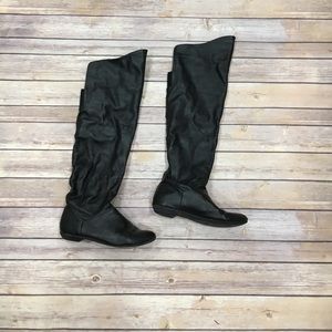 Chinese Laundry over the knee black boot
