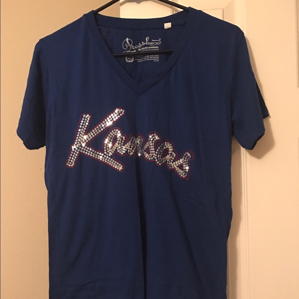 XL Blue KU Shirt