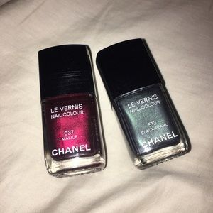 CHANEL Nail Polish MALICE and BLACK PEARL