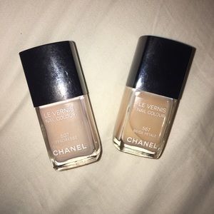 CHANEL Nail Polish (nudes)