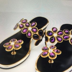 Hot Sale lady Crystal Silver slipper