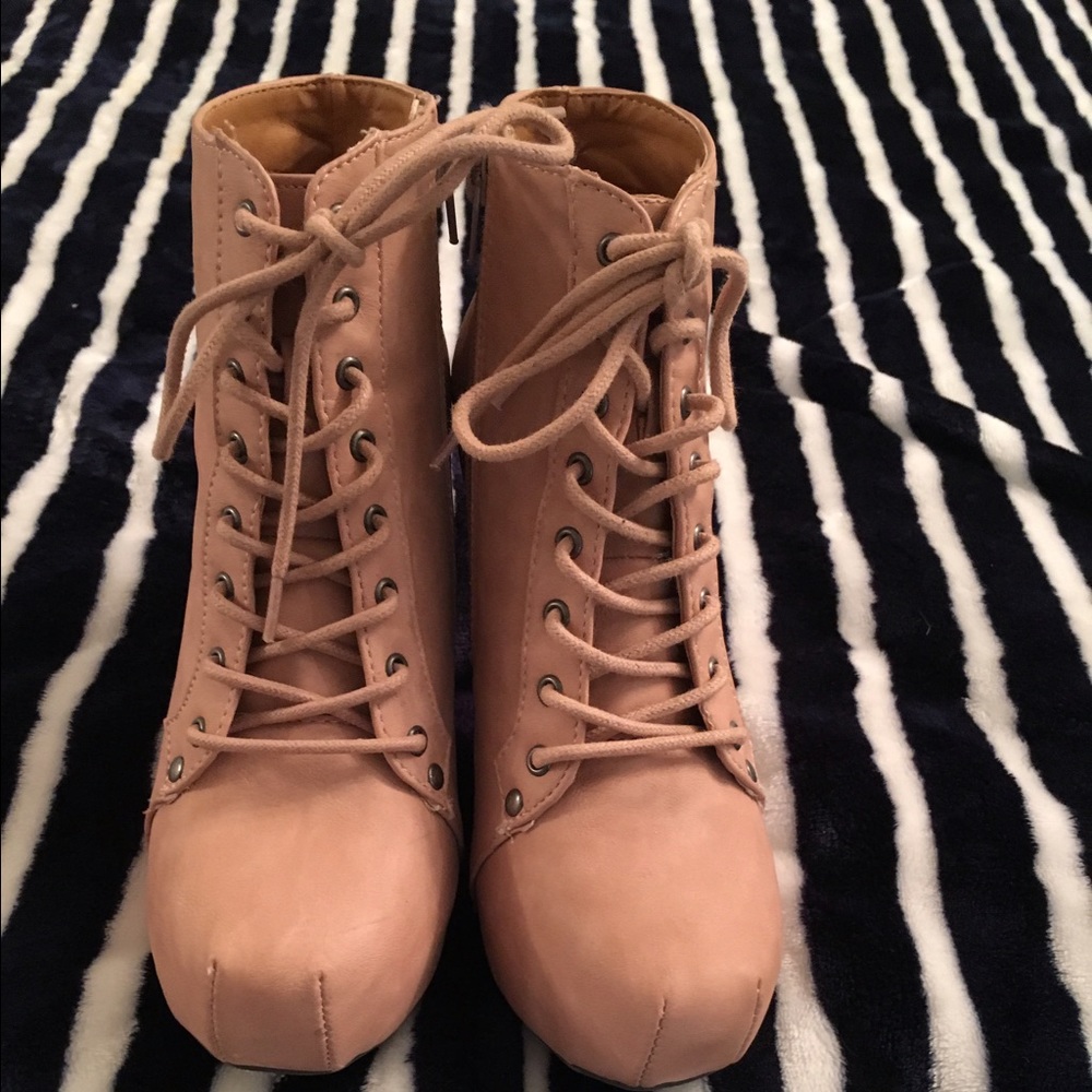 Rose/Pink Booties