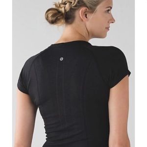 NWT Lululemon Swiftly Short Sleeve 8 Black