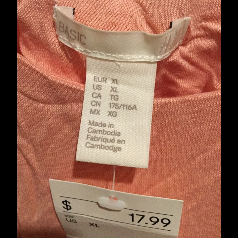 NWT!! H&M Salmon Dress - Picture 3 of 3