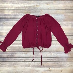Romantic Magenta Blouse