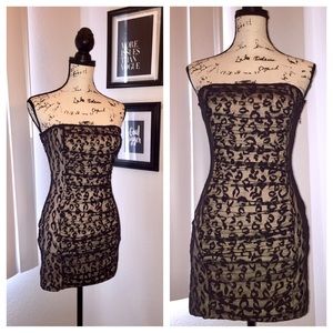 Leopard Strapless Dress