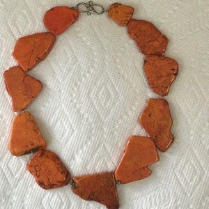 Bib style necklace
