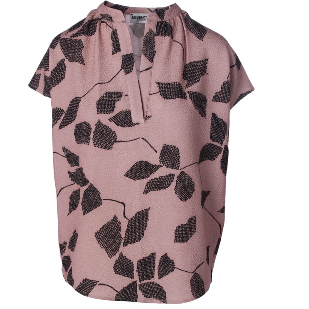 Essentiel $255* Pink Check My Flower Top
