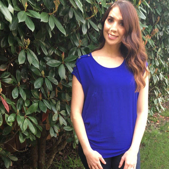 Our Tori Top in Cobalt Blue! - Picture 2 of 2