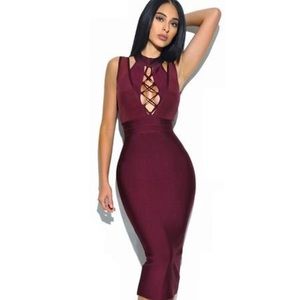 Luxury bandage dress