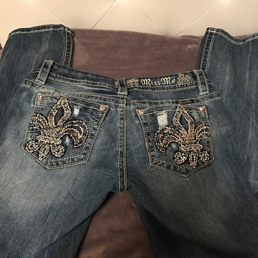 Miss me signature straight jeans size 29x31
