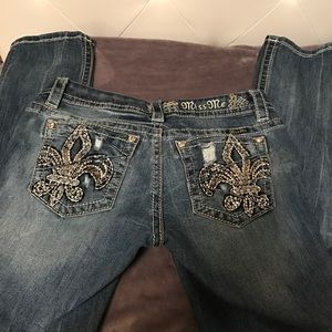 Miss me signature straight jeans size 29x31