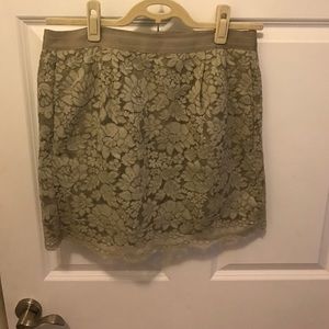 J.Crew lace skirt sz 8 J.Crew lace skirt sz 8