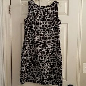 Stylish Black and White Dress