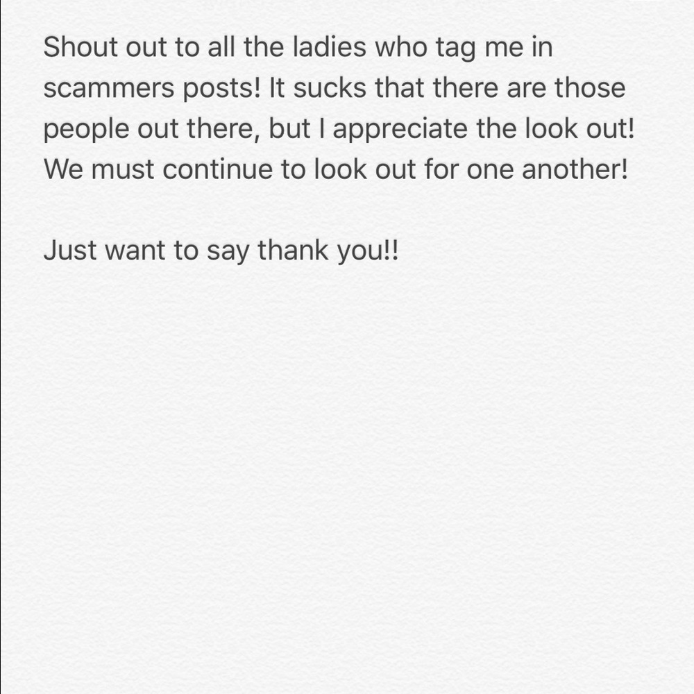 THANK YOU LADIES