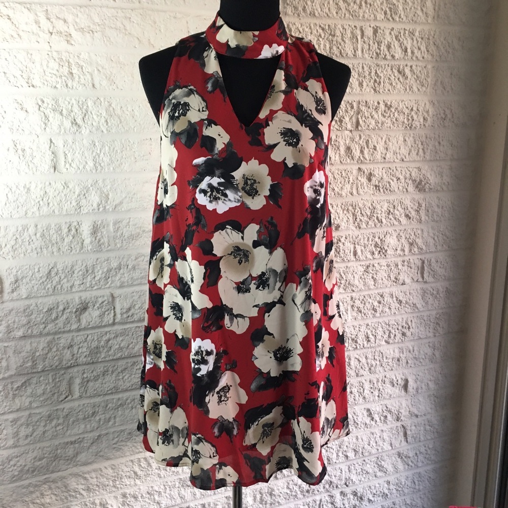 Floral choker dress - Picture 2 of 5