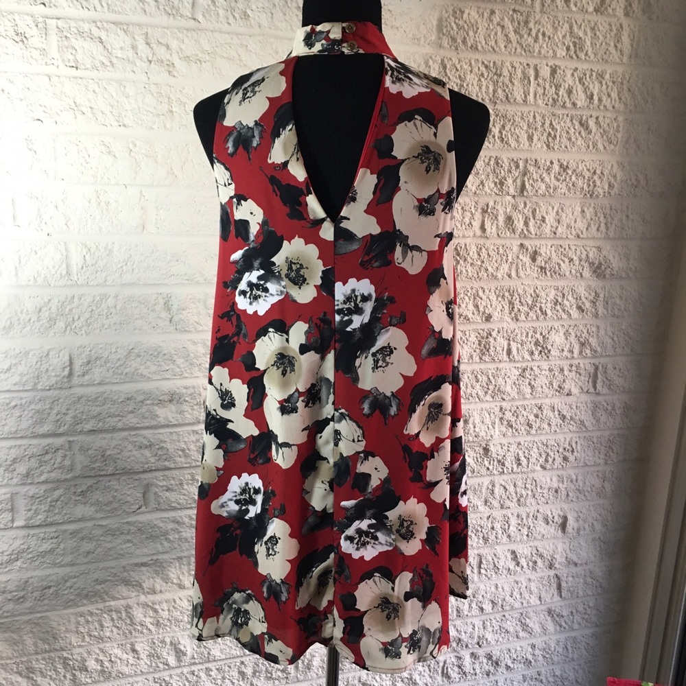 Floral choker dress - Picture 3 of 5